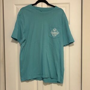 chubbies Teal Pocket Tee with Logo